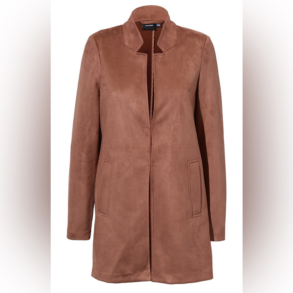 NEW Vero Moda Tan Faux Suede Jacket XS